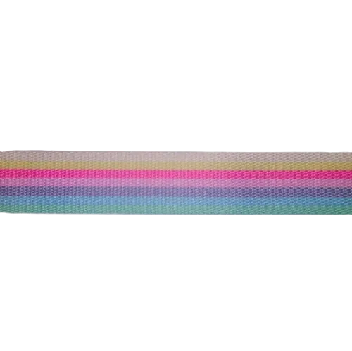 Tassenband / keperband 38 mm multicolor
